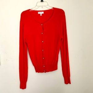 Marilyn Monroe Red Cardigan Juniors Size Large